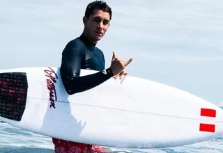 Lucca Mesinas clasificó a los cuartos de final del surf en Tokio 2020