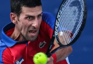 Novak Djokovic venció al boliviano Hugo Dellien en su debut en Tokio 2020