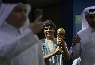 [VIDEO] En Qatar realizan homenaje a Maradona a dos años de su fallecimiento