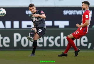 Sin Claudio Pizarro, Werder Bremen igualó ante Heidenheim y se queda en la Bundesliga