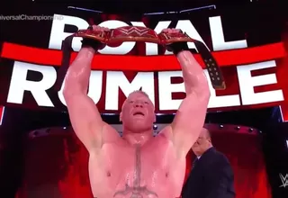 Royal Rumble 2018: Brock Lesnar retuvo el Campeonato Universal al vencer a Kane y Strowman