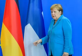 Merkel sufrió tercer temblor en menos de un mes