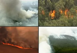 Australia: Ola de calor aviva el fuego y las llamas alcanzan Melbourne