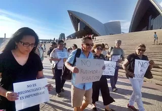 Australia: peruanos piden en Sídney que el indulto a Fujimori sea anulado