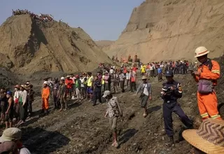 Birmania: al menos 54 muertos por alud en una mina de jade