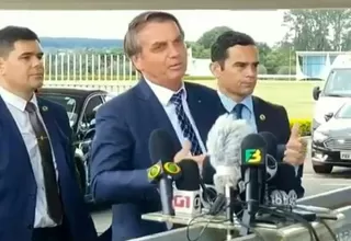 Brasil: Jair Bolsonaro afirmó que no dará más entrevistas para no agredir a periodistas