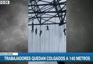 Brasil: Obrero murió tras caer de una altura de 140 metros