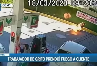 Brasil: Trabajador de grifo prendió fuego a cliente