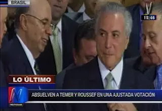 Brasil: Temer y Rousseff fueron absueltos en ajustada votación del tribunal electoral