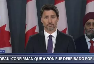 Canadá: Trudeau afirmó que avión ucraniano que se estrelló en Irán fue derribado por misil iraní