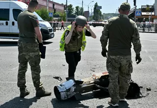 Capital de Ucrania fue atacada por misiles rusos