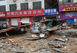 Inundaciones sin precedentes en China dejan 33 muertos y 8 desaparecidos
