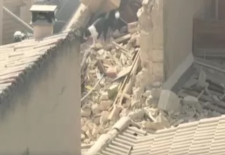 Cinco heridos deja hasta el momento derrumbe de edificio en Francia