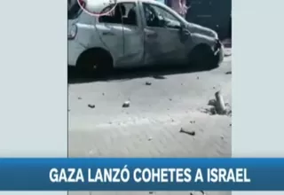 Civiles heridos dejó lanzamiento de cohetes desde Gaza hacia Israel 