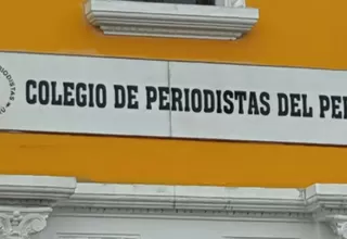 Colegio de Periodistas del Perú rechazó informe preliminar de la OEA
