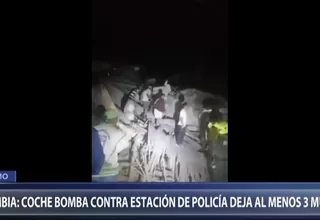 Colombia: Atentado con coche bomba contra estación de policía dejó al menos 3 muertos