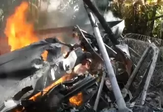 Colombia: Helicóptero cayó y dejó cuatro muertos