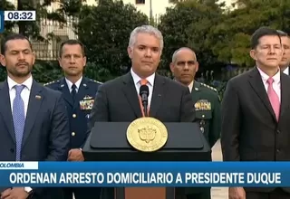 Colombia: Ordenaron 5 días de arresto domiciliario contra el presidente Iván Duque 