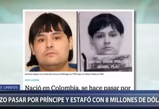 EE.UU.: colombiano se hizo pasar por príncipe saudita por 30 años y robó US$8 millones