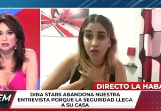Policía cubana detuvo a la influencer Dina Stars en medio de una entrevista en vivo
