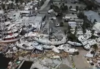Los destrozos tras el paso del huracán Ian