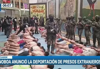 Ecuador: Gobierno deportará 1500 presos extranjeros