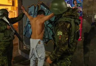 Ecuador: Más de 5 mil 600 detenidos tras declaratoria de conflicto armado