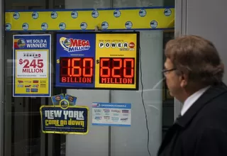 EE.UU.: una persona ganó premio récord de casi US$1,600 millones en lotería Mega Millions