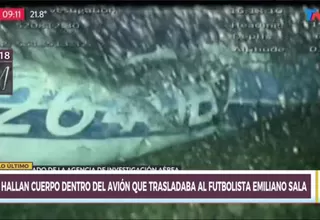 Emiliano Sala: encontraron cuerpo entre restos de la avioneta