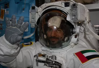 Emiratí es el primer astronauta árabe en dar un paseo espacial