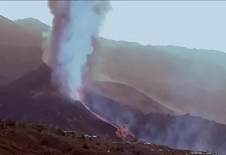 Volcán Cumbre Vieja volvió a recuperar actividad con fuerza