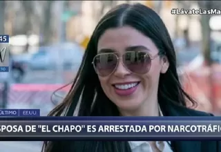 EE. UU. arresta a esposa de El Chapo Guzmán por narcotráfico