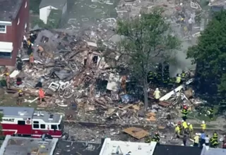 EE. UU.: Explosión de una tubería de gas en Baltimore destruye 3 casas