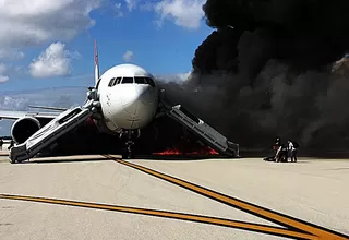 Estados Unidos: incendio en avión rumbo a Venezuela dejó 7 heridos