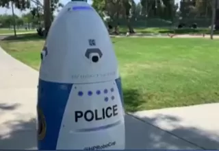 Estados Unidos: robot policía combate la delincuencia en California