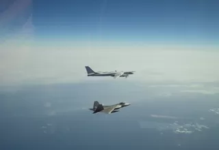 EE.UU. volvió a interceptar cuatro aviones militares rusos cerca de Alaska