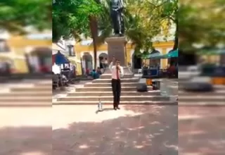 Colombia: pastor evangélico destruye estatua de virgen con martillo y causa polémica
