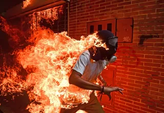Foto de una Venezuela "en llamas" gana premio World Press Photo 2018