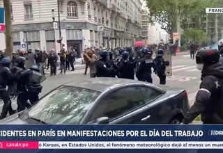 Francia: Incidentes en París en manifestaciones por el día del trabajador