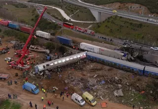 Grecia: Más de 35 personas murieron tras choque frontal de 2 trenes