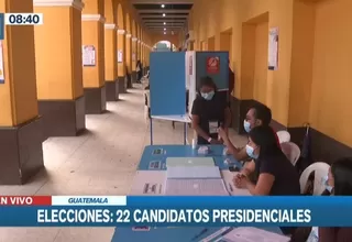 Guatemala: Inician elecciones para elegir a nuevo presidente