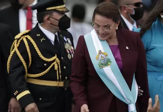 Xiomara Castro juró como nueva presidenta de Honduras