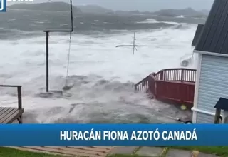 Huracán Fiona azotó Canadá dejando más de 500 mil hogares sin electricidad