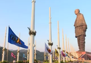 India inauguró estatua de 182 metros, la más alta del mundo