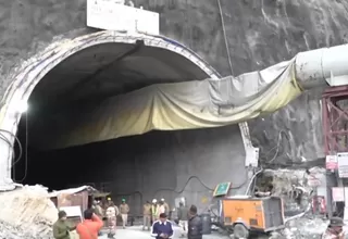 India: Tercer día de labores de rescate para salvar a 40 obreros atrapados en un túnel