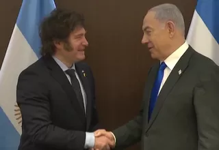 Javier Milei se reunió con Benjamin Netanyahu en Israel