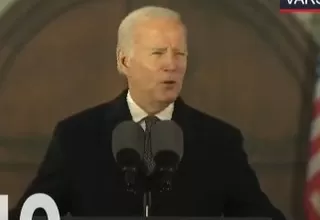 Joe Biden reiteró su apoyo a Ucrania