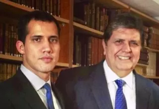 Guaidó compartió foto con Alan García a un mes del fallecimiento del expresidente