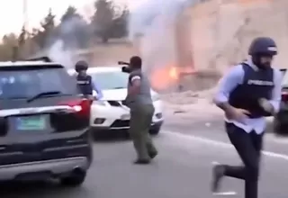Líbano: Convoy de periodistas fue alcanzado por bombardeos de Israel