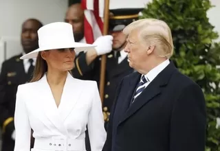 Melania Trump rechazó tomar la mano de Donald Trump en público